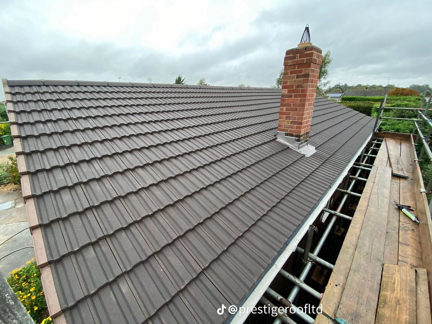 Completed building project